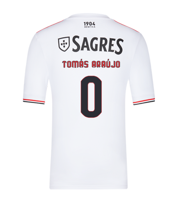 2021/22 Benfica Away Kit Soccer Jersey with Tomás Araújo 0 printing